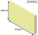 ECIS05032 Parkray Upper Rear Brick  |  Aspect 5 Slimline
